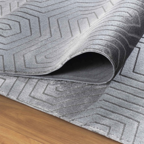 Soft Designer Grey Rug For Living Room I Stylish Grey Hallway Rug